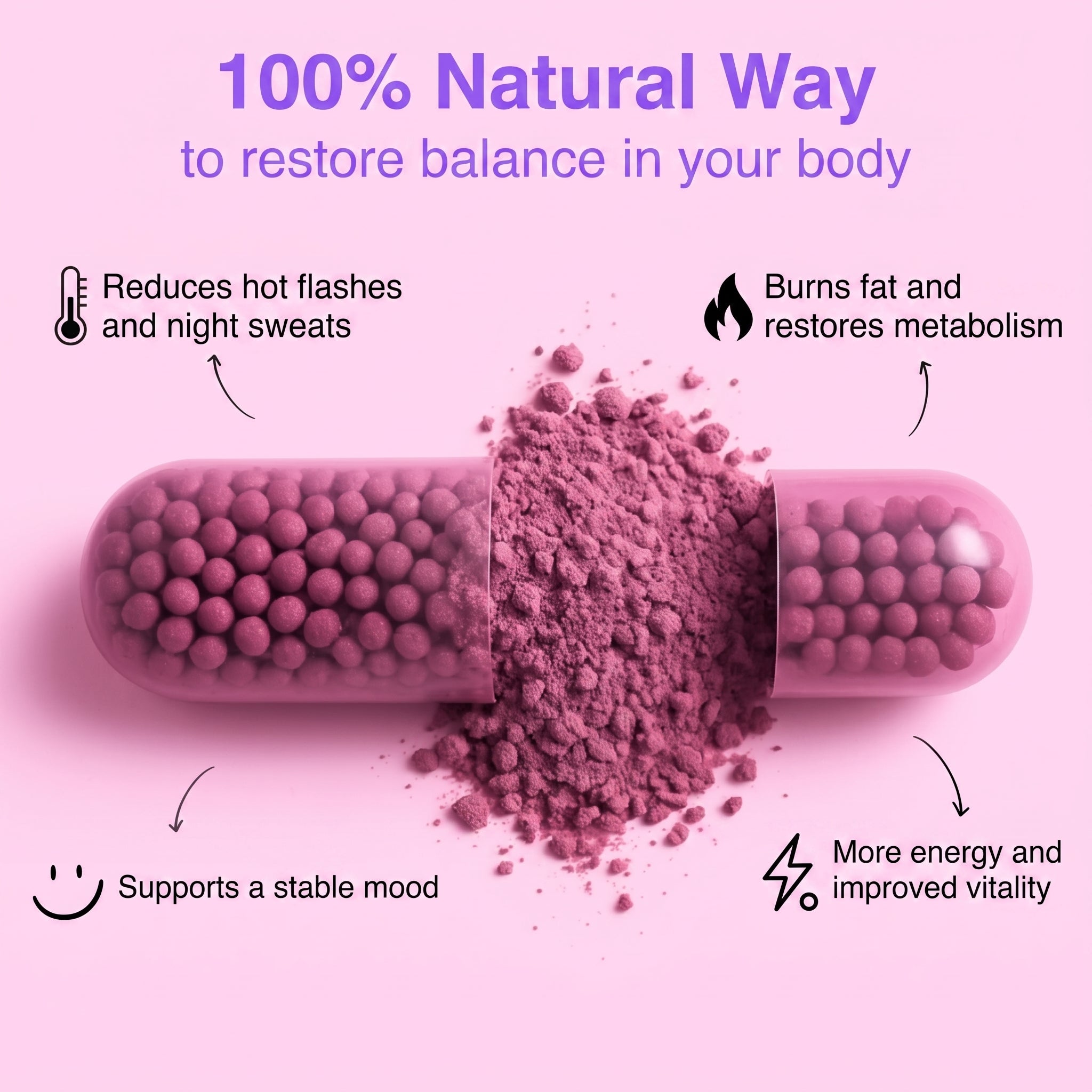MenoGlow™ — Hormone-Free Menopause Relief Supplement